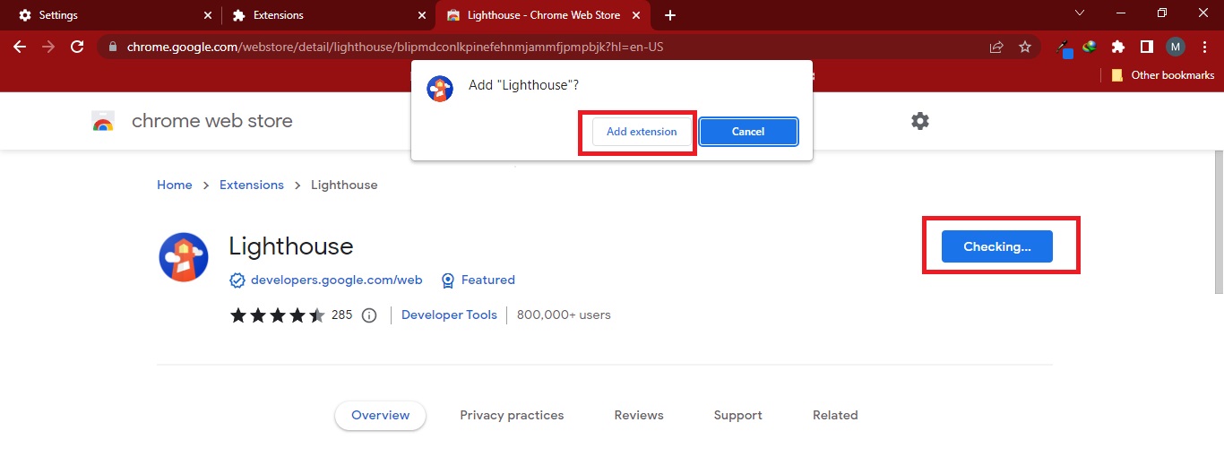 google lighthouse