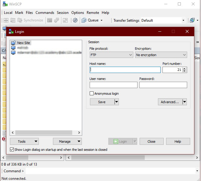 آموزش کار با FTP