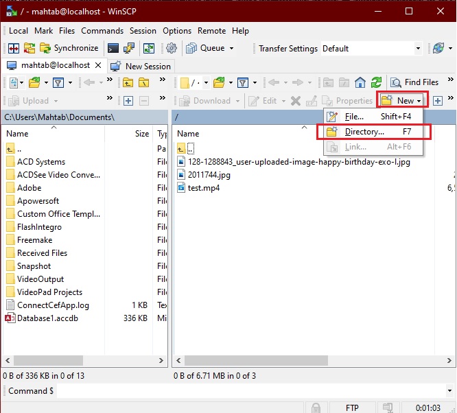آموزش کار با FTP